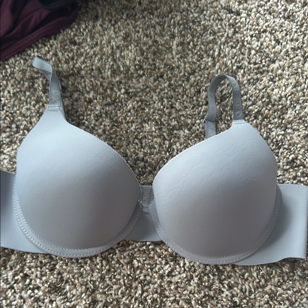 Roxy Gray T-Shirt Bra with Molded Cups